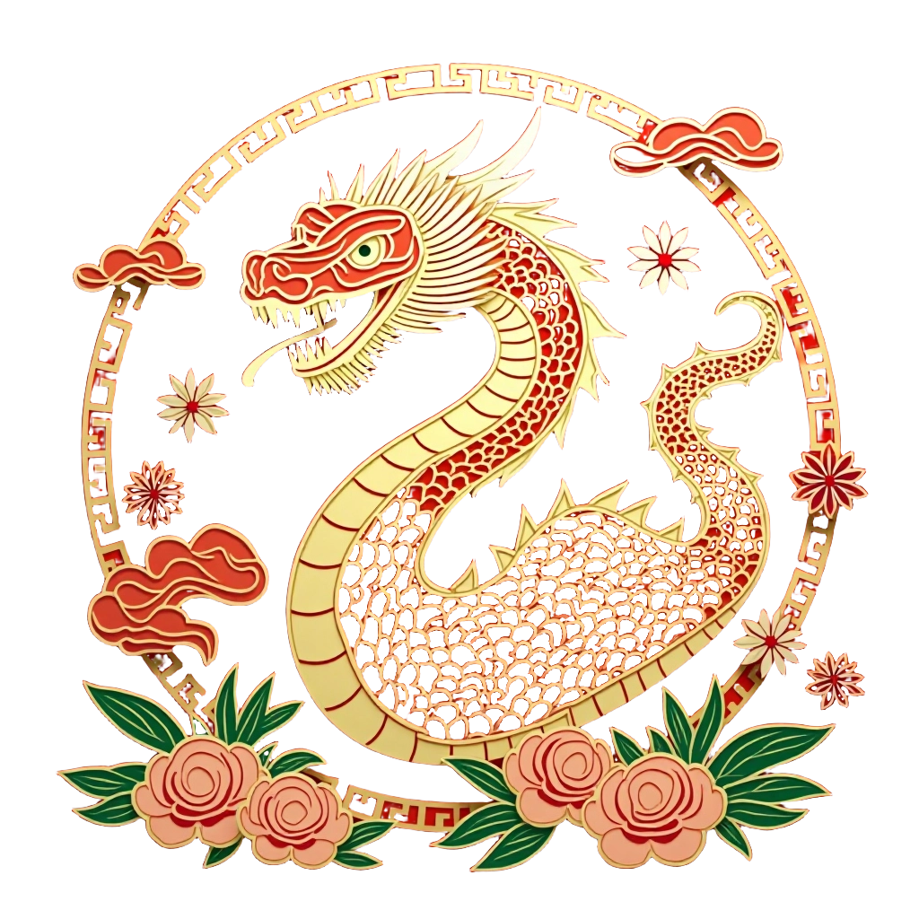 Traditional Chinese Dragon Art